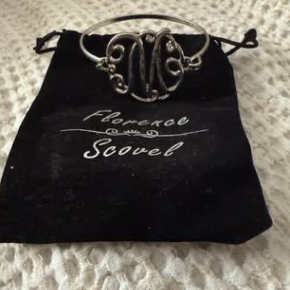Florence Scovel Letter M Bracelet with Bag